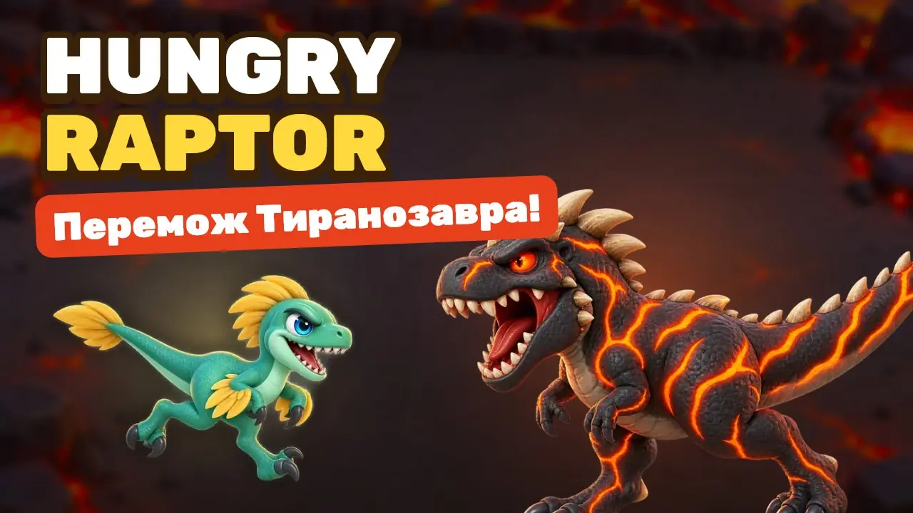 Трейлер Hungry Raptor