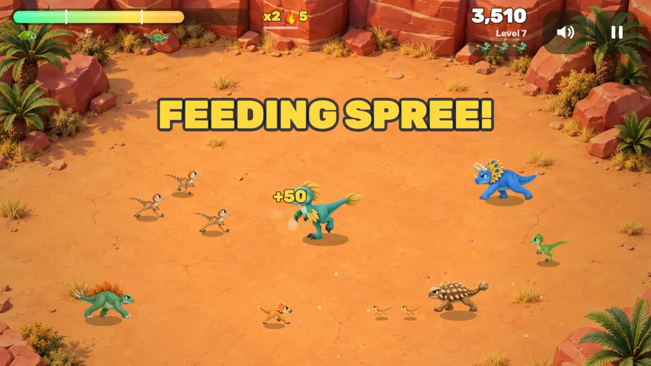 A Feeding Spree in the Red Canyon
